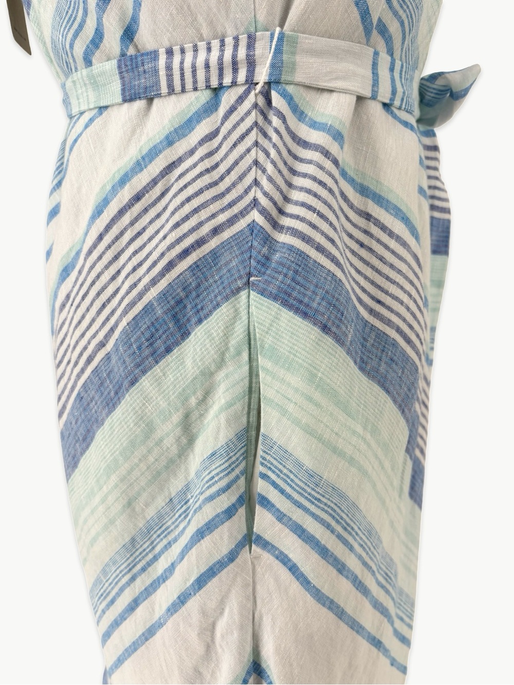 Tommy Bahama Ocean Reverie Maxi Dress Size Small Linen Stripe NWT Resort Beach - Picture 8 of 16